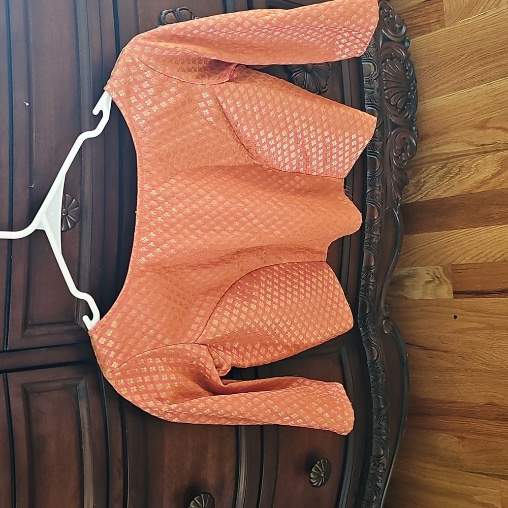 Indian Brocade blouse/crop top